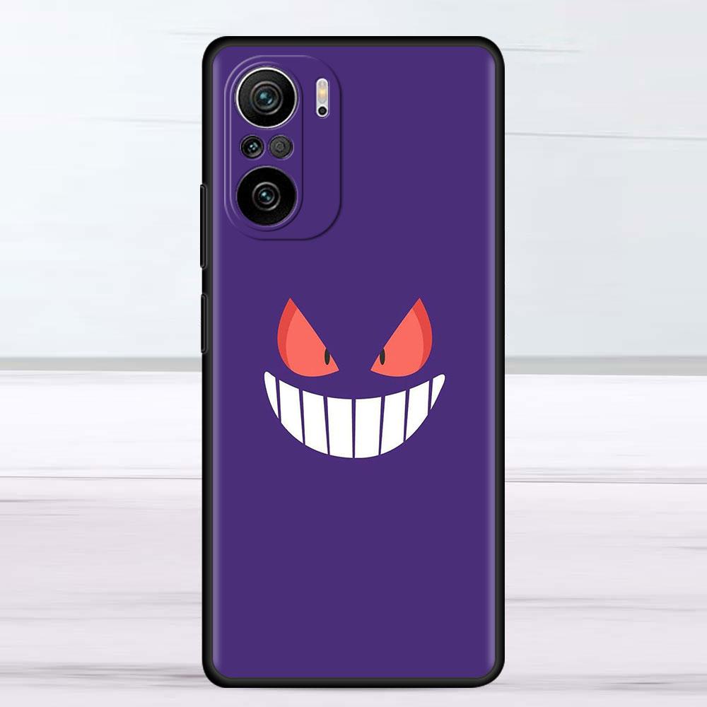 Забавный чехол с покемоном Gengar для Xiaomi Redmi Note 11 9S 10 9 8 7 9A 9C 9i K40 8T 10C 9T K50 силиконовый чехол для телефона