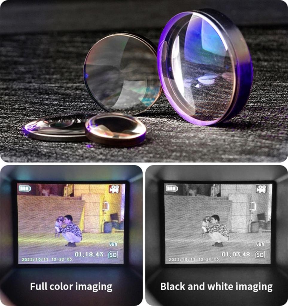 Портативный профессиональный телескоп 4k Hd, 6-кратный цифровой зум, 400 м, инфракрасный монокуляр ночного видения для записи видео на охоте