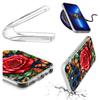 Чехол Для Motorola Edge 60 Fusion / Edge 60 Foto Case Задняя крышка Бабочки + Стекло