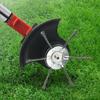 Universal Grass Trimmer Head Weed Brush Cutter Head Grass Trimmer Heads Weeding Wheel for Lawn Mower Steel Wire Wheel Brush Disc