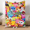 Custom Name Sea Adventure blanket for Couch & Bed, Plush Cozy Fuzzy Blanket Super Soft & Warm Blankets for Fall and Winter. 0908176