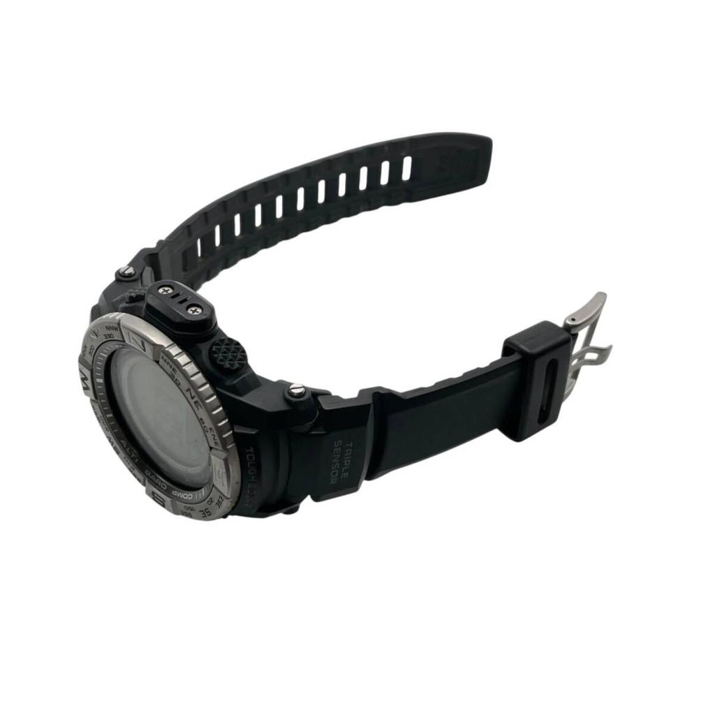 Casio PRO TREK Солнечные Цифровые Тройной Сенсор Черный / Неисправные Часы PRW-3500 с Радиосинхронизацией, [w41]