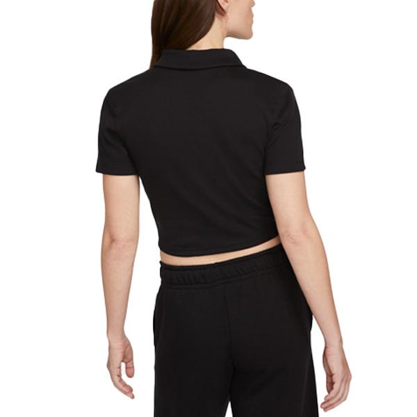 Nike Спортивная рубашка-поло женская черная DV7885-010