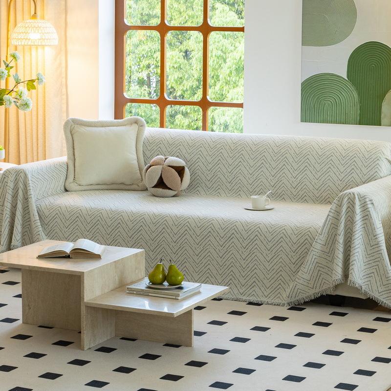 Ткань для чехла на диван, легкая роскошь и высокого класса, универсальная для всех сезонов, чехол для дивана с полным покрытием, одеяло для дивана в скандинавском стиле, полотенце для дивана