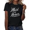 Женская футболка Maid Honor из чистого хлопка, созданная для комфорта