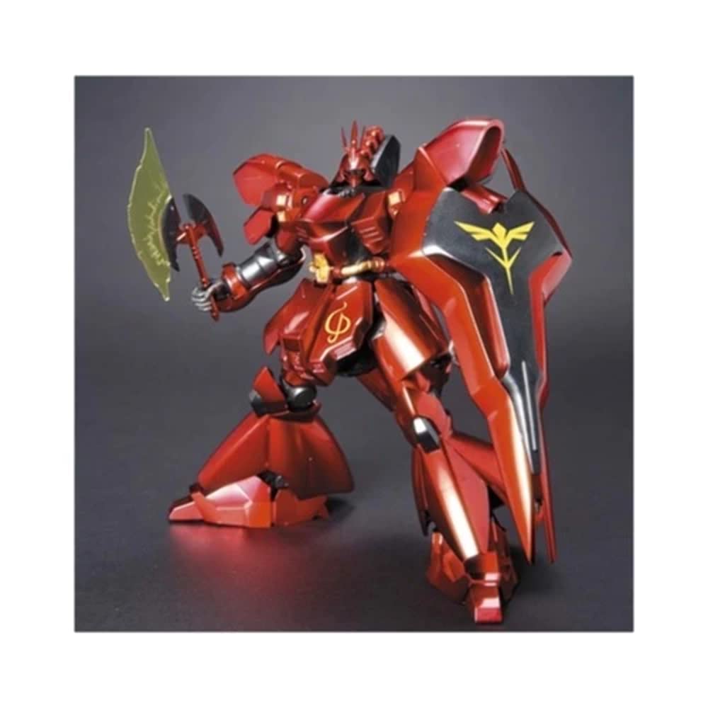 BANDAI SPIRITS HGUC Мобильный доспех Гандам Контратака Сазаби Металлическое покрытие Масштабная пластиковая модель Версия Чара. 1/144 с цветовой кодировкой