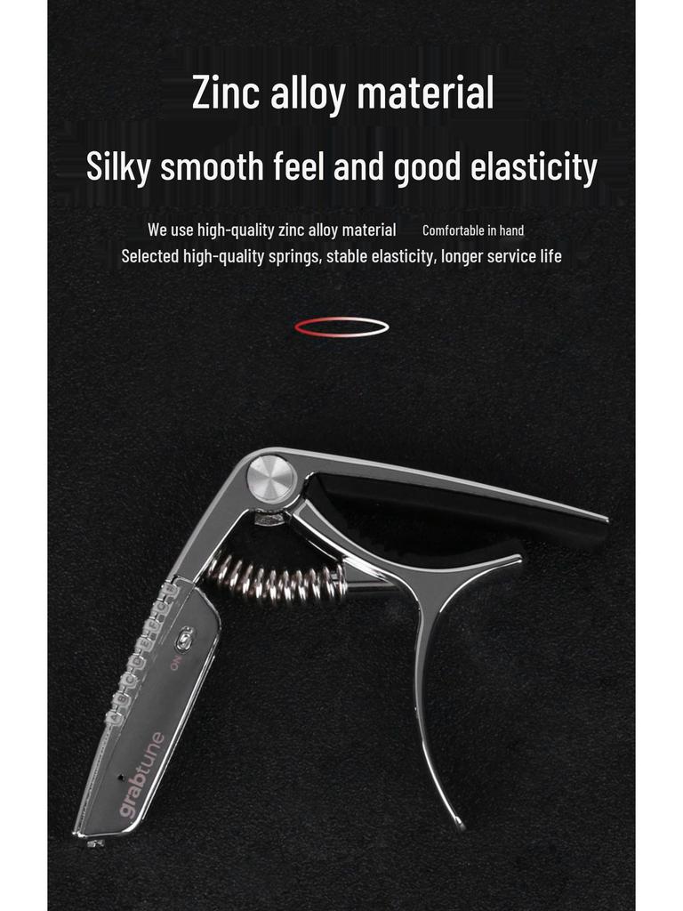 Boreke High-End Two-in-One Guitar Capo and Tuner