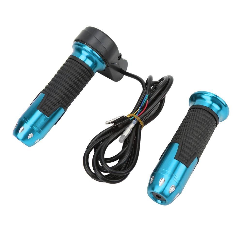 Cable 1.8m Twist Throttle Grips with Button Throttle Grip Handlebar  Motorcycle Accessories