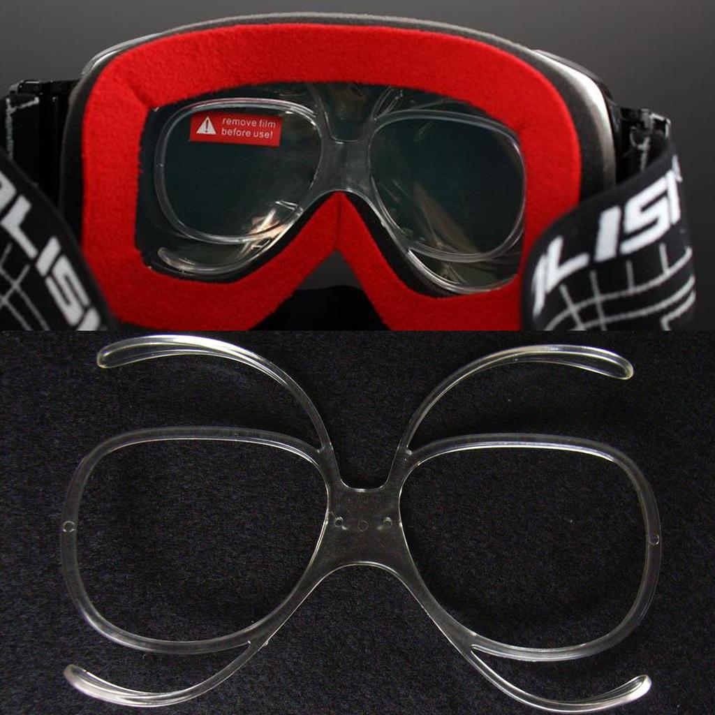 Eeldog Оправа для очков для горнолыжных очков (Очистить Тип)