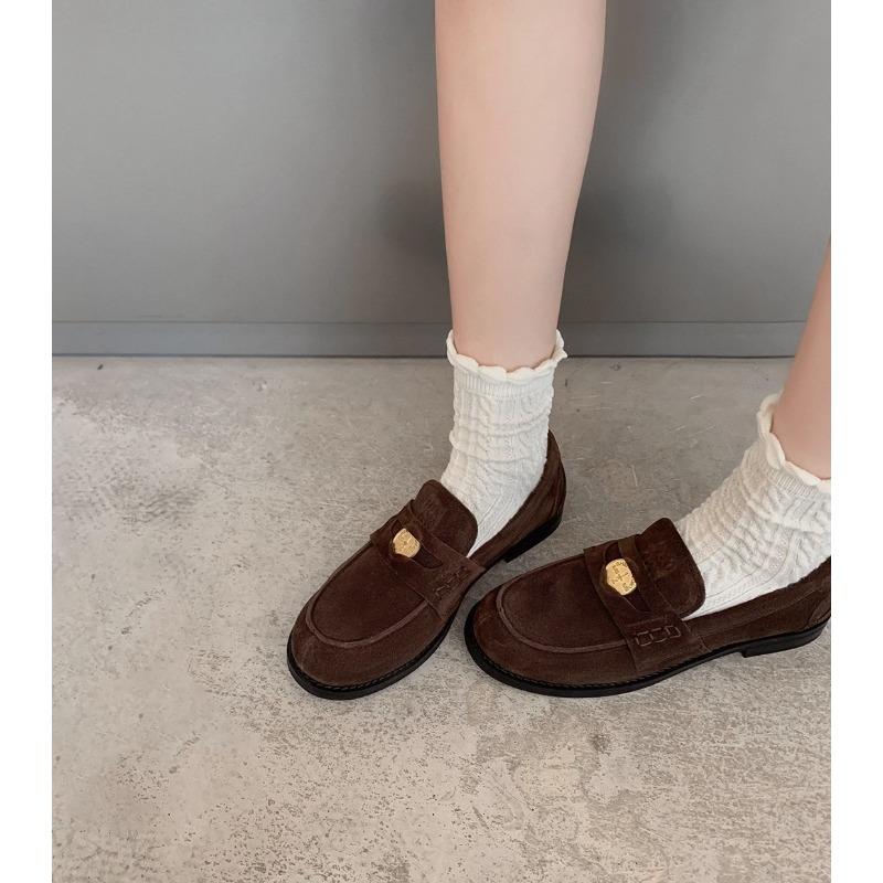 [] Тональное чувство~ Педаль из маленькой золотой монеты миу, ленивые лоферы, одинарная обувь, женская обувь из маленькой кожи