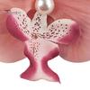 Artificial Moth Orchids Hair Clip Bohemia Hawaiian Faux Pearl Simulated Flower Duckbilled Clamp Hairpin Hair Barrette Women Hair Accessories Headwear