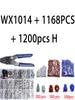 1168 шт. Автомобильный разъем, электрические автомобильные клеммы, инструмент для снятия обжимных клещей