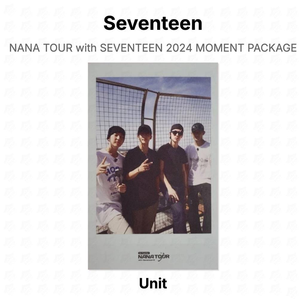 Seventeen NANA TOUR с SEVENTEEN 2024 MOMENT PACKAGE Официальная фотокарточка