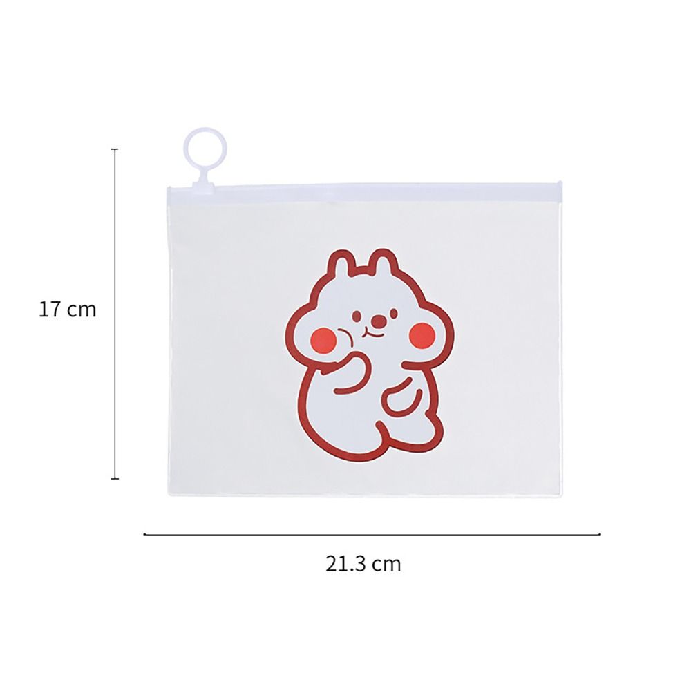 Водонепроницаемая сумка на молнии Пластиковая сумка для канцелярских товаров Мультяшный органайзер для канцелярских товаров Для девочек и мальчиков