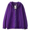 Womens Hooded Zip-Up Sweatshirt With Pockets Loose Fit Streetwear Casual Long Sleeve Pullover