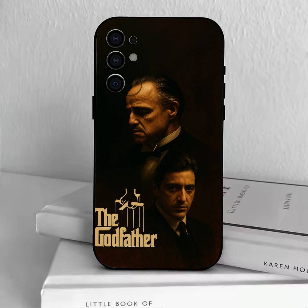 Чехол для телефона D-Don Vito Corleone для Samsung S25, S24, S21, S22, S23, S30, Ultra, S20, Plus, Fe, Мягкий силиконовый черный чехол