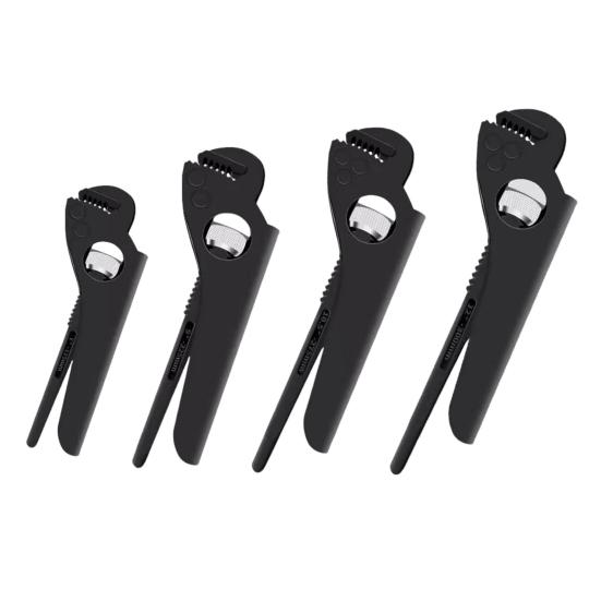 Регулируемый многофункциональный трубный ключ с эргономичной ручкой, нескользящий, для профессионального использования, многофункциональный, для тяжелых условий эксплуатации