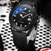 Новые роскошные мужские часы высшего бренда с коробкой, автоматические мужские часы с календарем, водонепроницаемые модные мужские механические часы