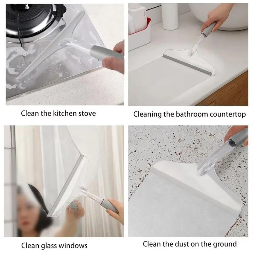 Cleaning Tool Multifunctional Wipers Silicone Glass Scraper Portable Window Wiper  Home