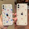 Милый чехол-сердечко с ромашками для Samsung Galaxy S25 S24 Ultra S22 S23 S21 Plus FE S25Ultra 5G A55 A15 A16 A54 A35 A53 Мягкий чехол
