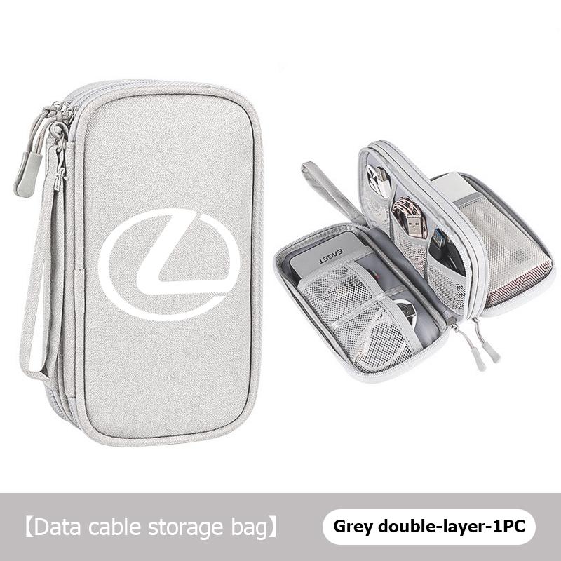 For Lexus Travel Portable Digital Accessories Storage Bag Organizer CT ES GS NX IS250 RX350 IS200 LX570 UX250h CT200h
