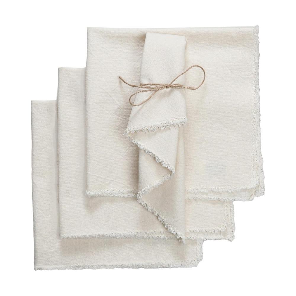 4PCS Eco-Friendly Cloth Napkins Soft Tea Towel Minimalist Placemats Wedding Decor
