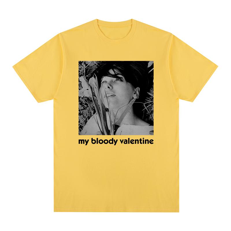 Футболка My Bloody Valentine Хлопок Мужская Футболка Новая Футболка Женские Топы Унисекс Slowdive Jesus and Mary Chain Ride You