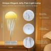Voice-Activated Bionic Jellyfish Lamp, Dancing Whiskers - RGB Gradient Bedside Lamps, Rechargeable Touch Sensor Table Light