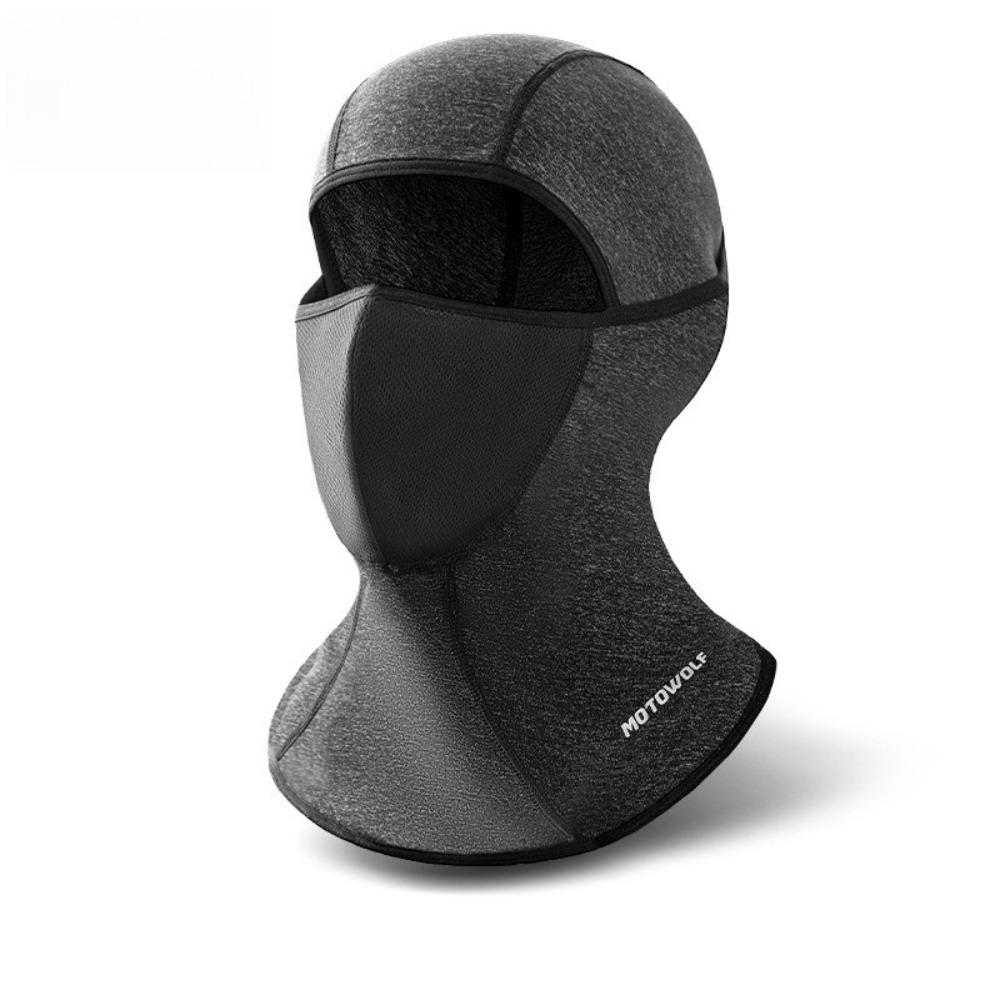 Летний головной убор из ледяного шелка для езды на мотоцикле, пылезащитная маска для лица с длинным покрытием шеи для использования на открытом воздухе