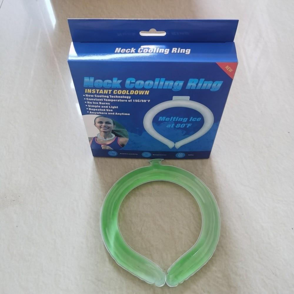 No Battery Neck Cooling Ring Reusable Body Cooler New Ice Neck Ring  for Sports Travel