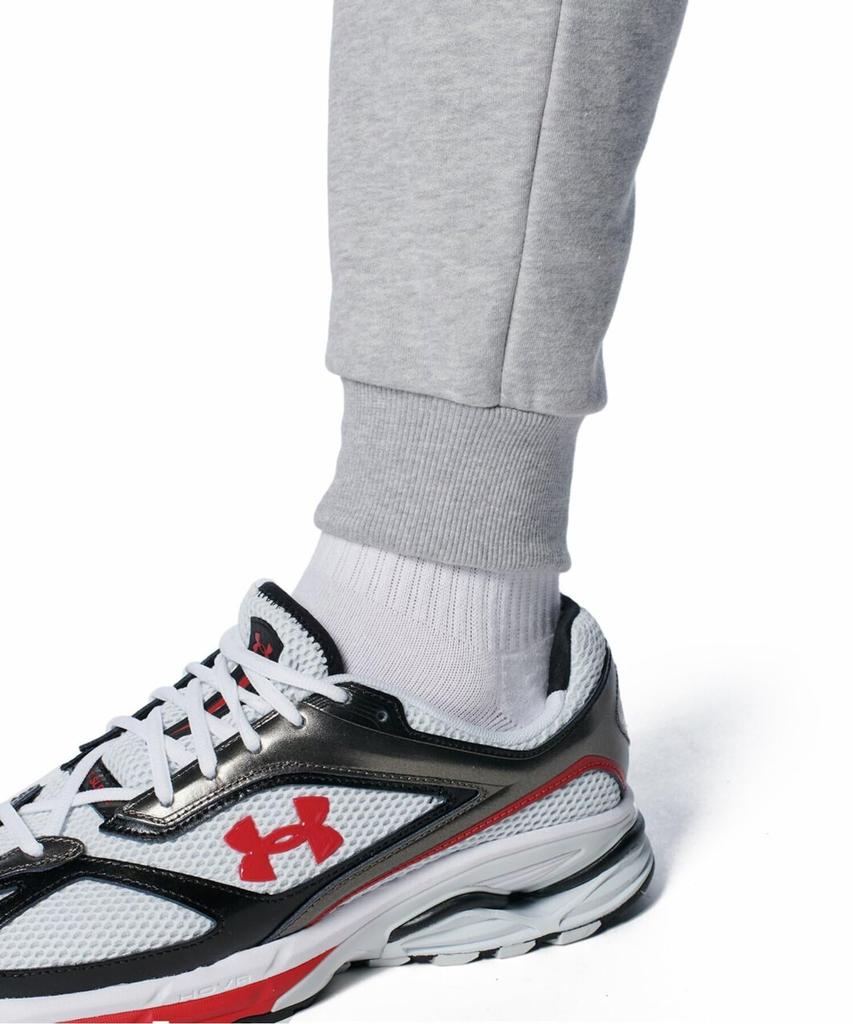 [Under Armor] Флисовые штаны-джоггеры UA Rival Мод Серый Светлый Хизер / / Белый XXL