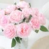 5/10Pcs 7.5cm Silk Peony Artificial Flowers Heads for Home Party Wedding Decor Accessories Garden Crafts Manual Christmas Wreath