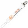 Planetee Attache Tétine Pour Prénom OWEN Adorable Bébé Surtout Quand Je Dors Lapin Garçon | Attache Sucette Cadeau Naissance