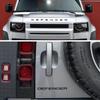 Автомобильные 3D ABS DEFENDER Буквенные Наклейки с Логотипом и Отличительные Знаки Для Land Rover DEFENDER Автомобильные Передние Капот Задние Багажник Кузов Эмблема Наклейки