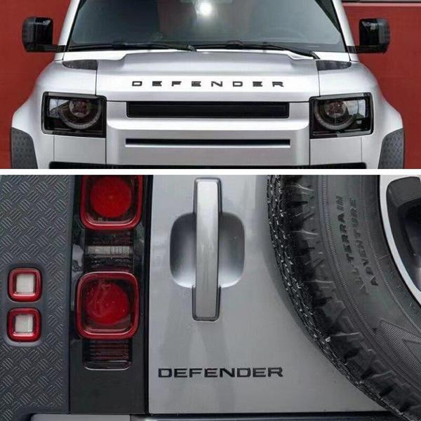 Автомобильные 3D ABS DEFENDER Буквенные Наклейки с Логотипом и Отличительные Знаки Для Land Rover DEFENDER Автомобильные Передние Капот Задние Багажник Кузов Эмблема Наклейки
