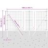 Ground Fix Welded Wire Fence 10 x 1 m (W x H)