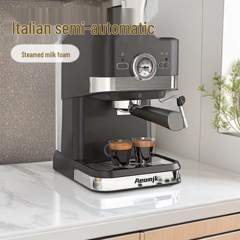 Кофемашина с несколькими напряжениями, сенсорной панелью и вспенивателем молока - стандарт 110 В / 220 В США / ЕС / Великобритании, большая емкость, автоматический пар