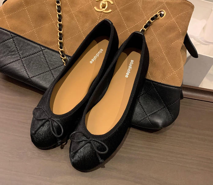 Версия из овчины~ кожаный французский бант леопардовый принт одинарная обувь женская осенняя новая плоские балетки с мелким вырезом туфли Мэри Джейн