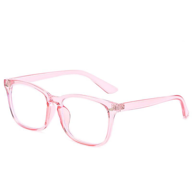 Hot-selling European and American small square anti-blue glasses wings goggles men's and women's flat glasses fashion glasses