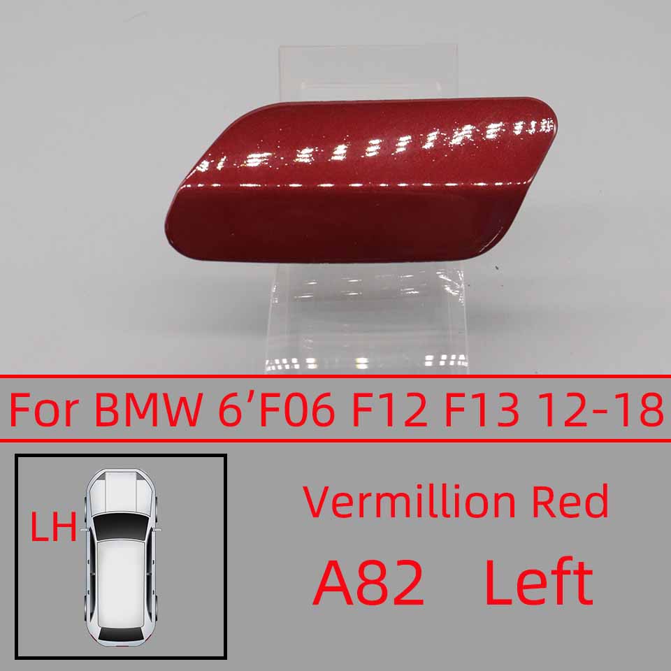 Headlight Washer Nozzle Cover Shell Lid Cap 51118052711 51118052712 For BMW 6 F06 F12 F13 Ordinary / M-Sport Bumper 2013-2018