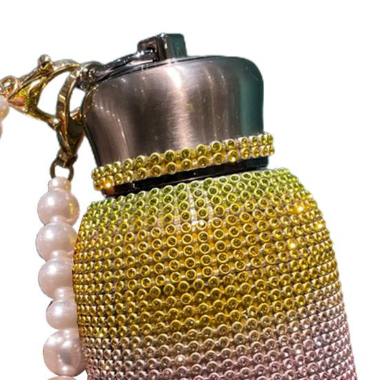 300 мл изолированный стакан со стразами и шипами, герметичный термостойкий изолированный стакан из нержавеющей стали 304, офисная