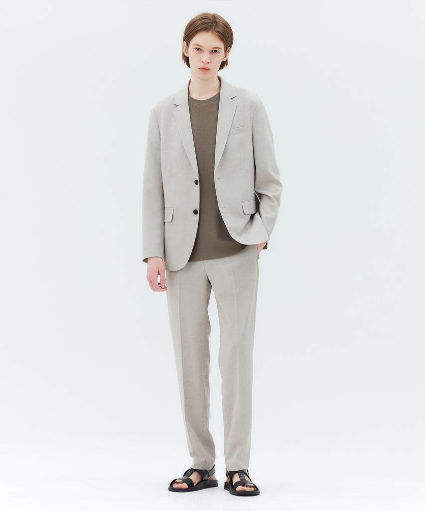 MINDBRIDGE [Cool] Tapered Two-Tone Elastic Waist Pants - 2 Colors Mypt3102