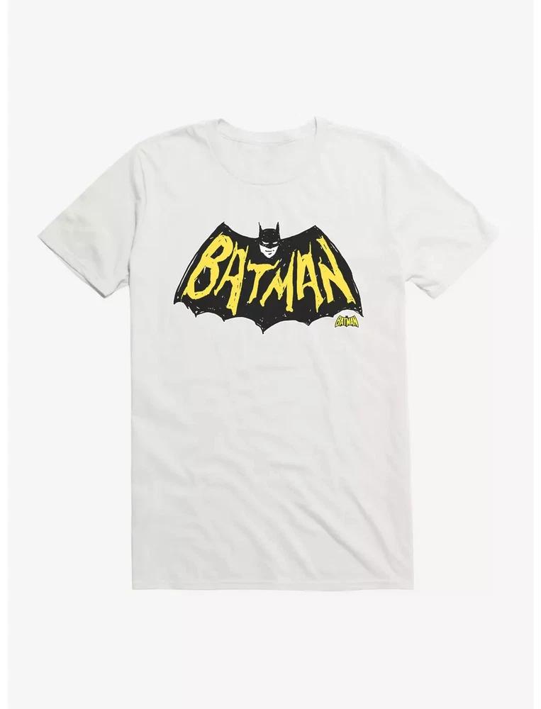 Comics BatUnisex Bat Logo White TShirt