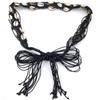 Small Shell Waist Chain Hollow Tassel Cotton Waistband New Dress Accessories  Women