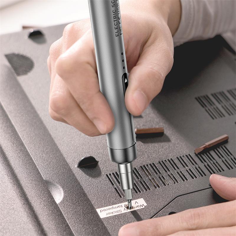 1 комплект 46-в-1, маленькая прецизионная электрическая отвертка, бесшумная, долговечная, аккумуляторная, с большим крутящим моментом, для домашнего хозяйства, инструмент для обслуживания