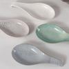 European Style Ceramic Spatula Rest Anti-skid Texture Ladle Holder Utensils Holder  Easy To Clean