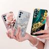 For Oppo Reno 5 Pro 5G Case CPH2201 Stylish Flowers Butterfly Painted Cover Soft Slim Phone Case For Oppo Reno 5 Reno5 Pro Shell