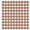 100pcs Brown Handmade Hang Label Wedding Favor Gift Dessert Tags Jewelry Price Tag #2