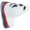 TaylorMade Austec Putter Cover Blade, White/Navy/Red, Men's Headcover, 2024SS UN086