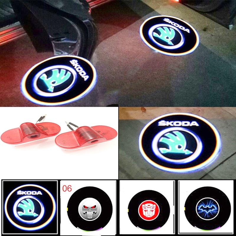 Led Laser 2pcs Car Door Ghost Shadow Welcome Projector Lights Styling Car
